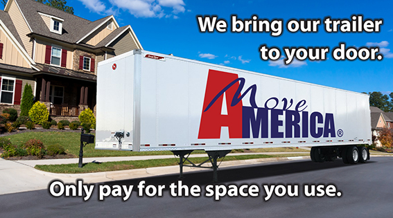 MoveAmerica delivers a moving trailer to your door — you load, we drive nationwide